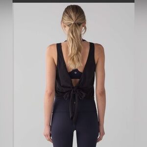 Lululemon Black Tie Tank
